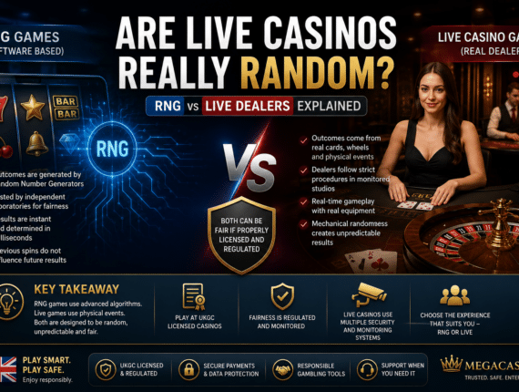 Are Live Casinos Really Random? RNG vs Live Dealers Explained
